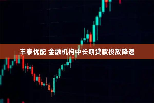 丰泰优配 金融机构中长期贷款投放降速
